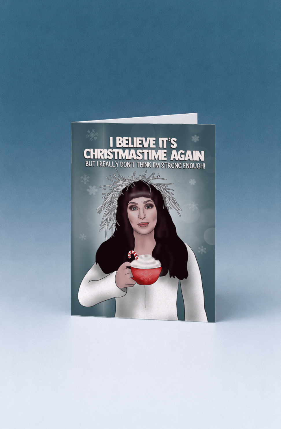 Cher Christmas Belief mockup 5