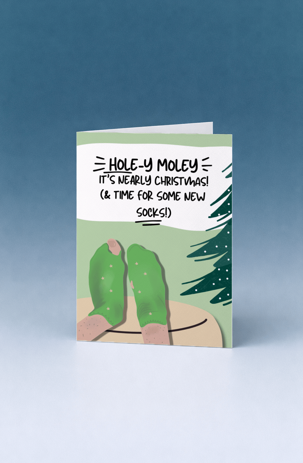 Hole-y Moley, It's Nearly Christmas! mockup 4