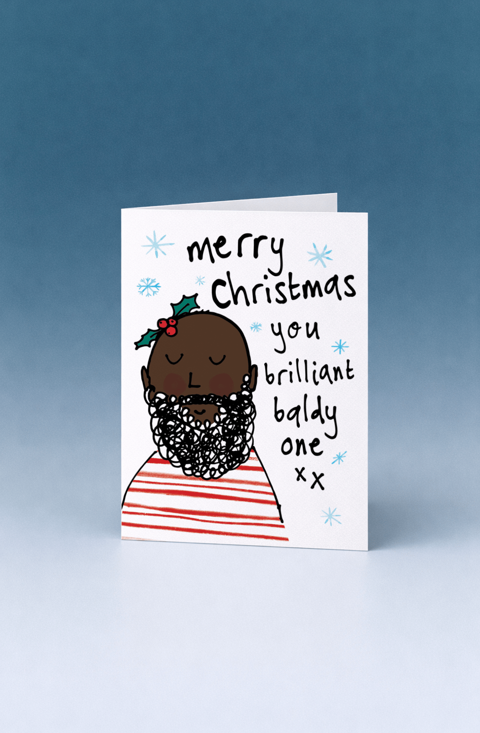 Merry Christmas You Brilliant Baldy One (Version 3) mockup 5