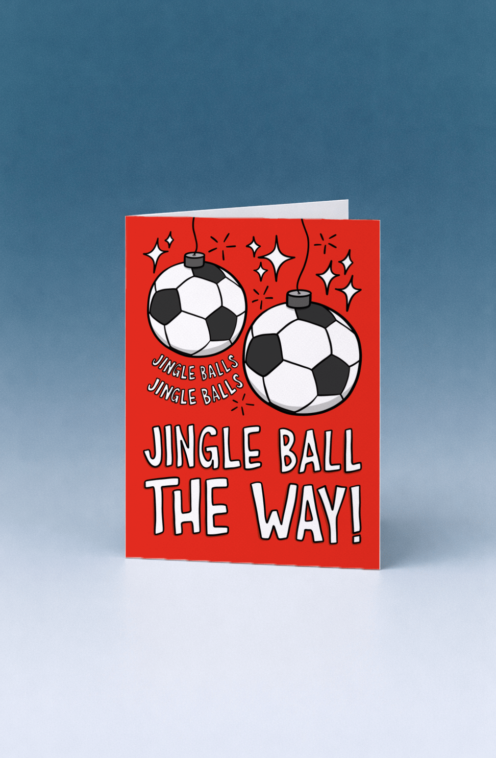 Jingle Ball the Way Christmas Card mockup 4