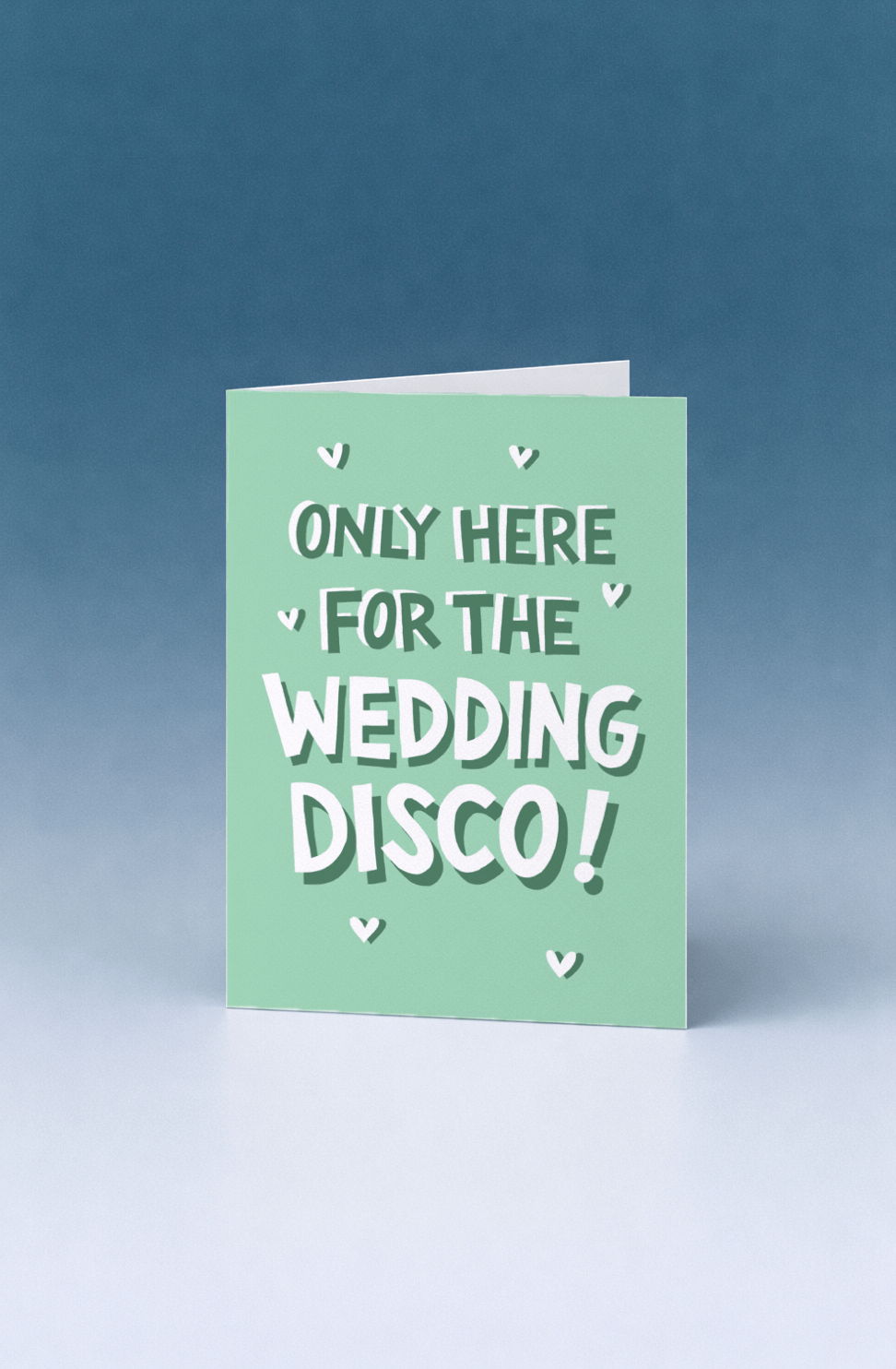 Wedding Disco Celebration Card mockup 5