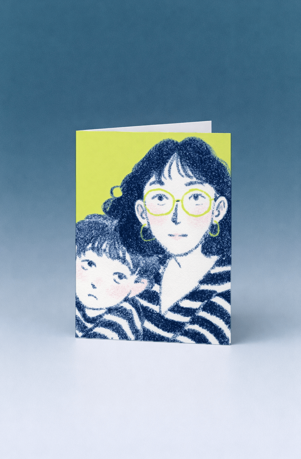 Mom and son hugging mockup 5