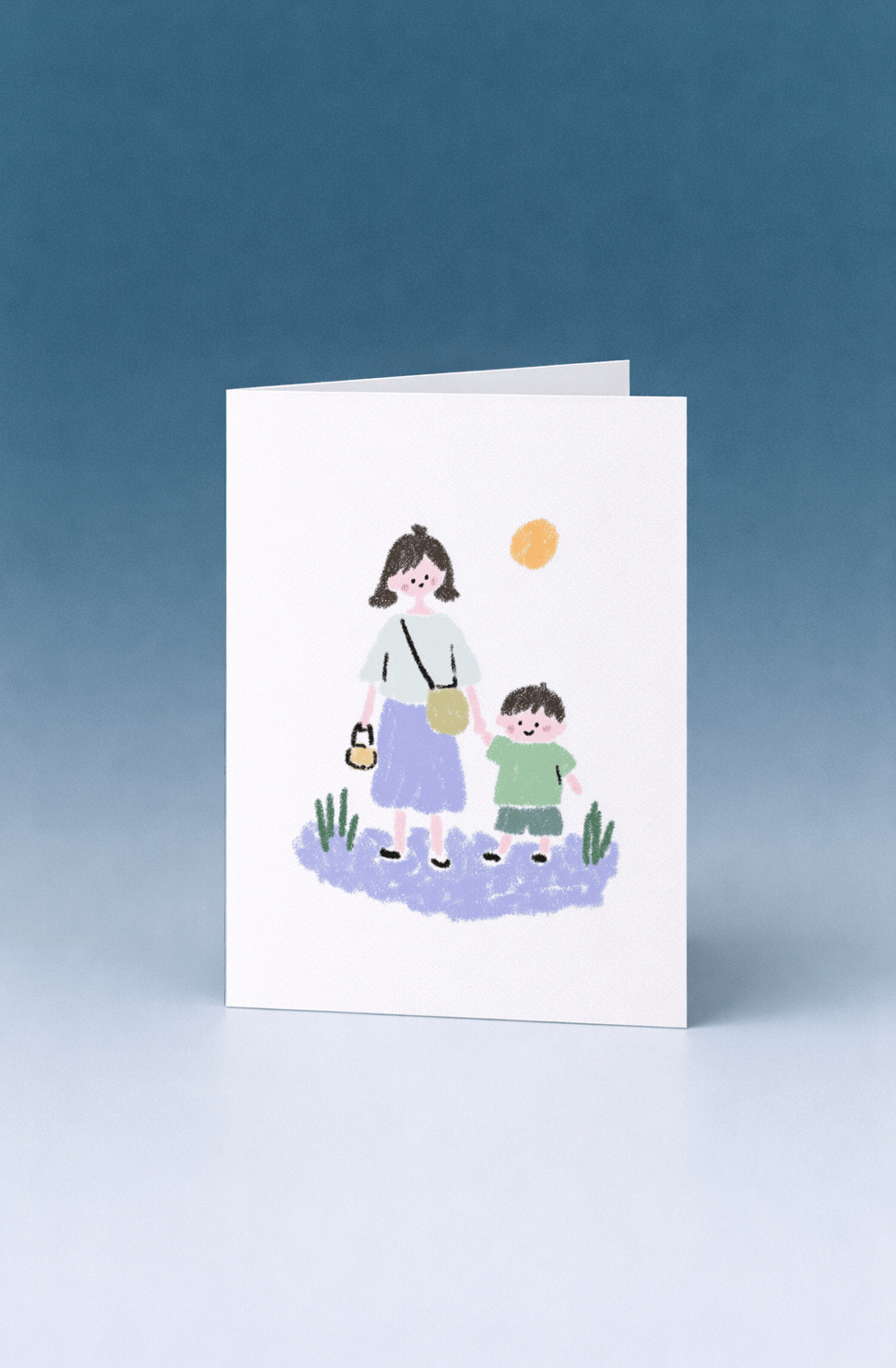 mom and son in a field mockup 5
