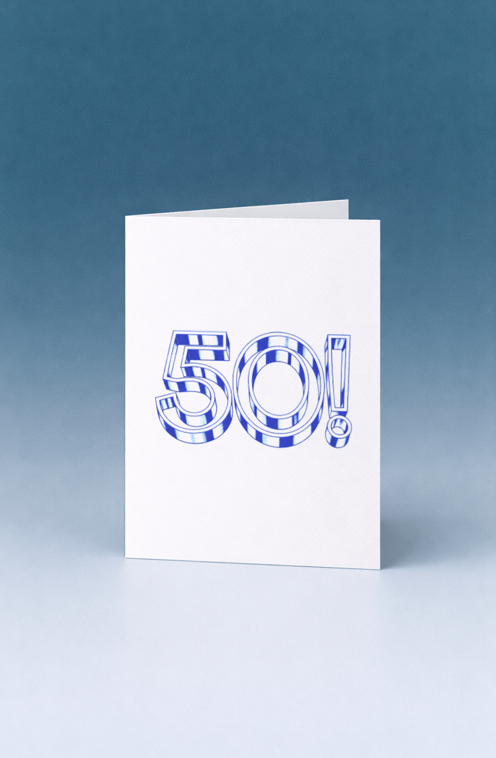 50 chrome lettering mockup 5