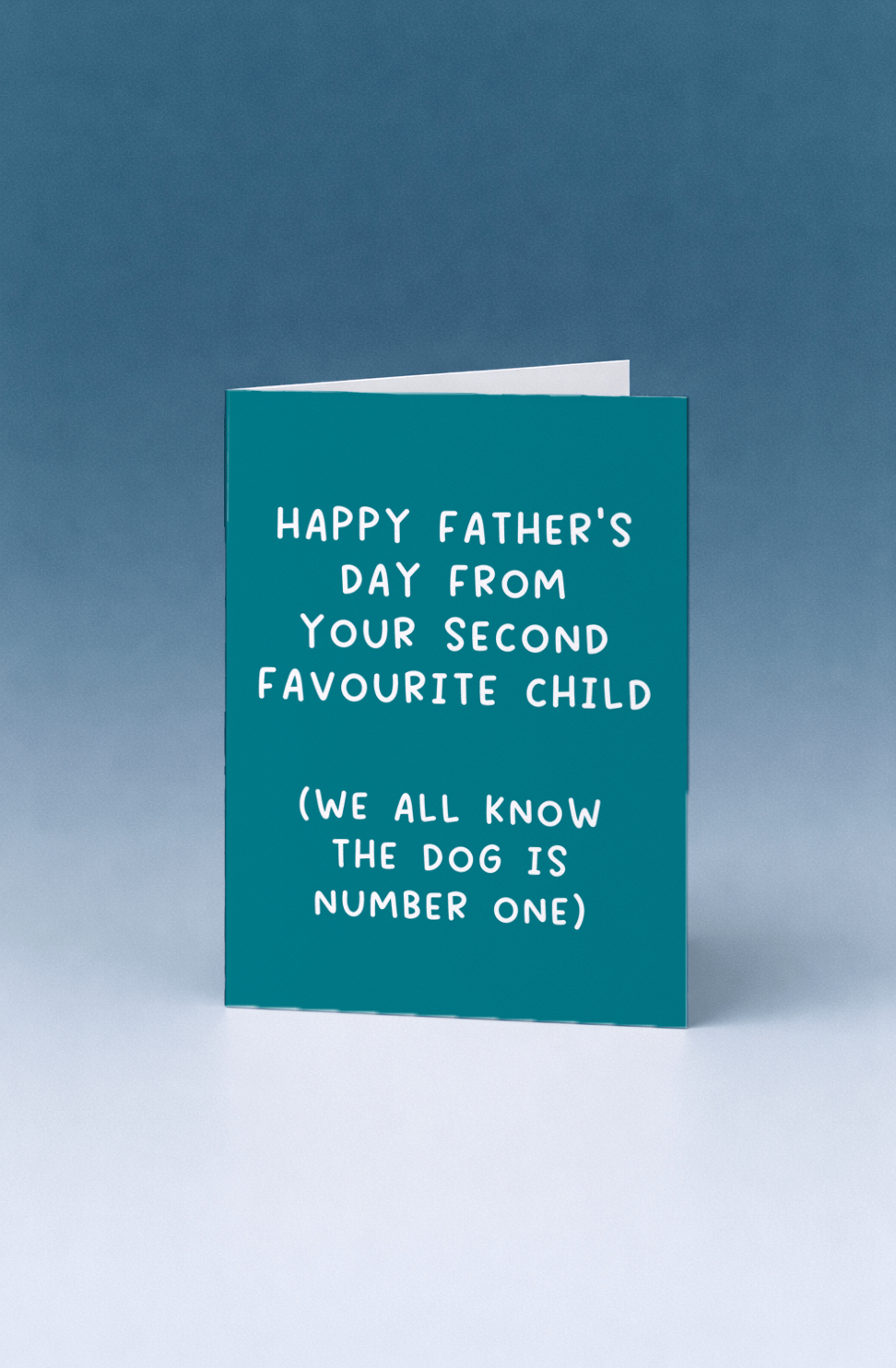 Second Favourite Child Card mockup 5