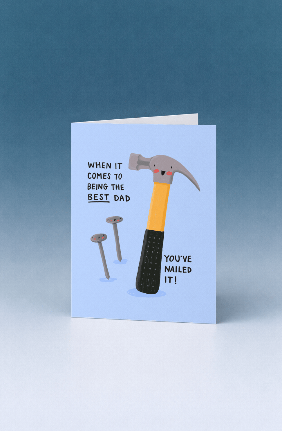 You've Nailed It Dad Card mockup 5