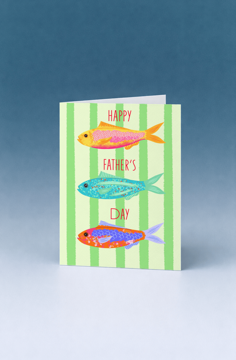 Colorful Fish Father's Day mockup 5