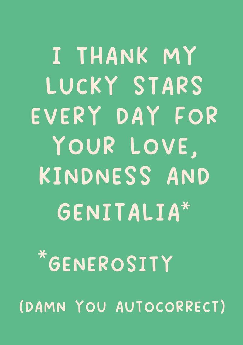 I Thank My Lucky Stars Every Day