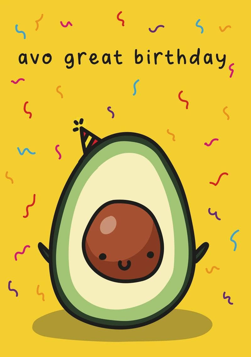 Avo Great Birthday card