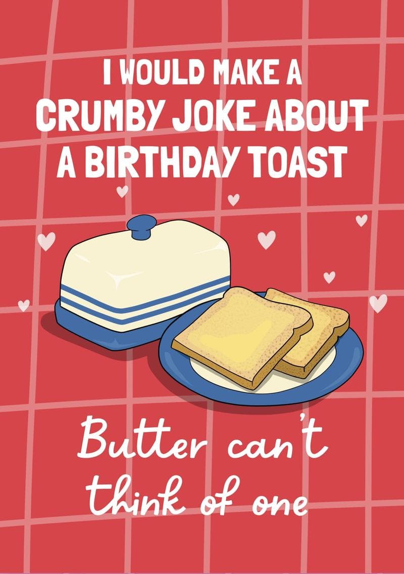 Crumby Joke About a Birthday Toast