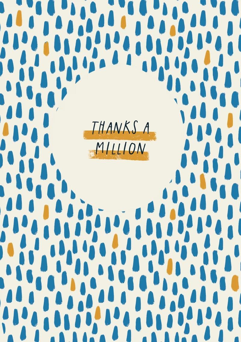 Thanks a Million Card