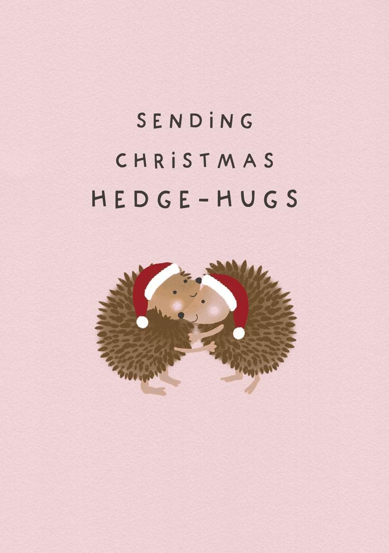 Sending Christmas Hedge-hugs
