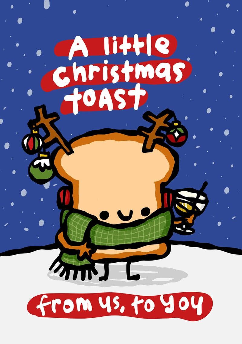 Christmas Toast Card