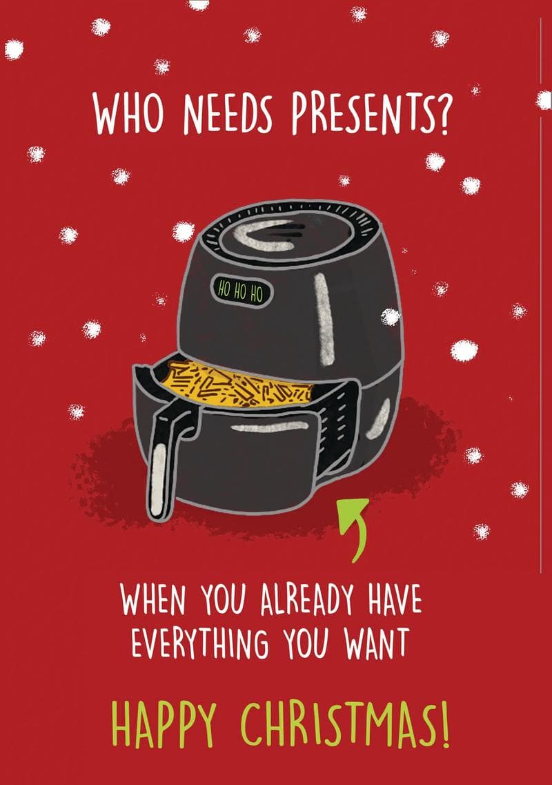 Air Fryer Christmas Wish Card