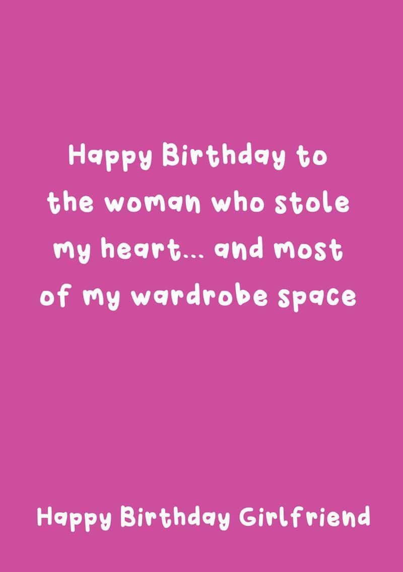 Happy Birthday Girlfriend - Stole My Heart