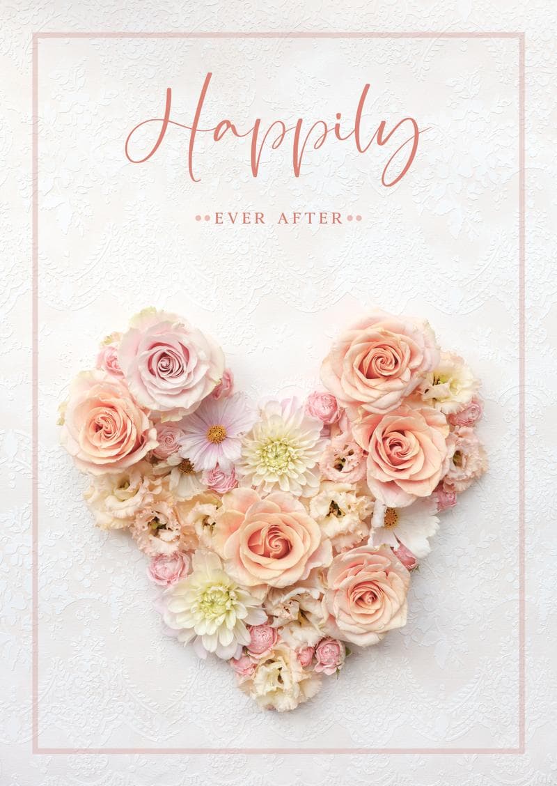 Happily Ever After Floral Card