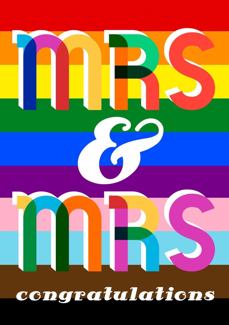 Mrs & Mrs Congratulations