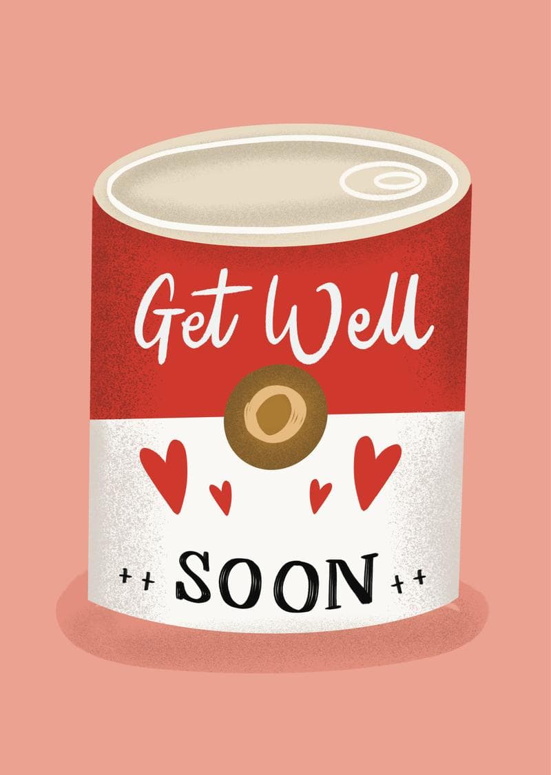 Get Well Soon - Soup card