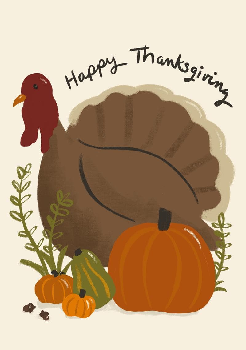 Turkey Thanksgiving Greetings