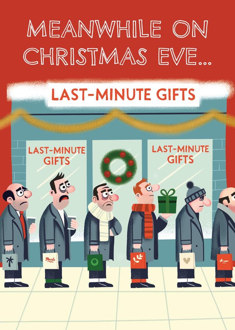 Meanwhile on Christmas Eve card