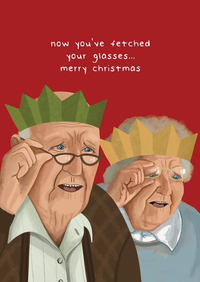 Now You've Fetched Your Glasses, Merry Christmas (Couple)