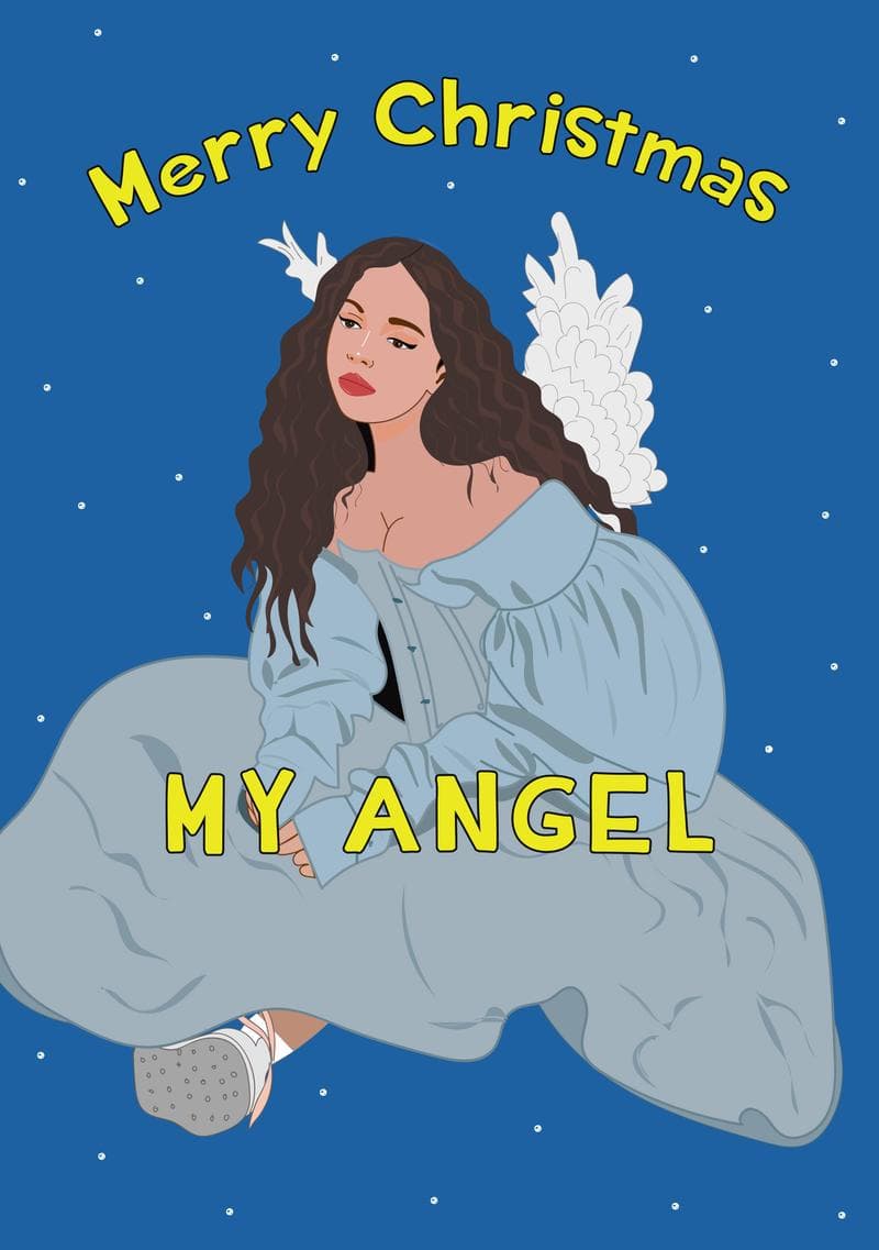 Merry Christmas My Angel Card