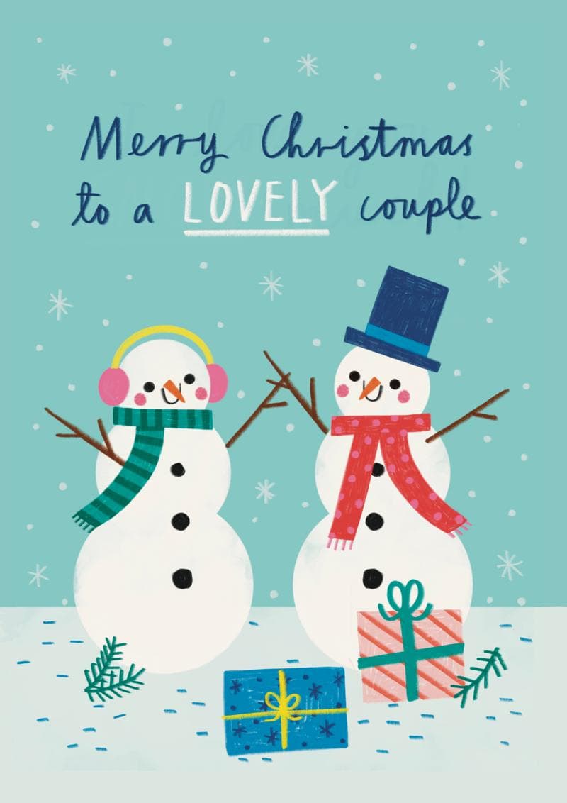 Merry Christmas to a Lovely Couple card