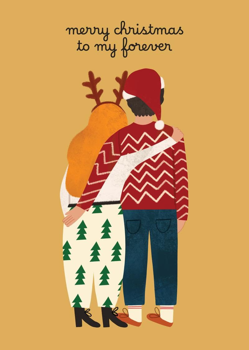 Merry Christmas to My Forever card