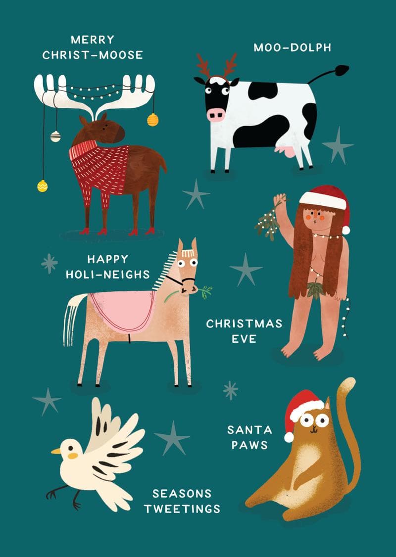 Animal Christmas Pun