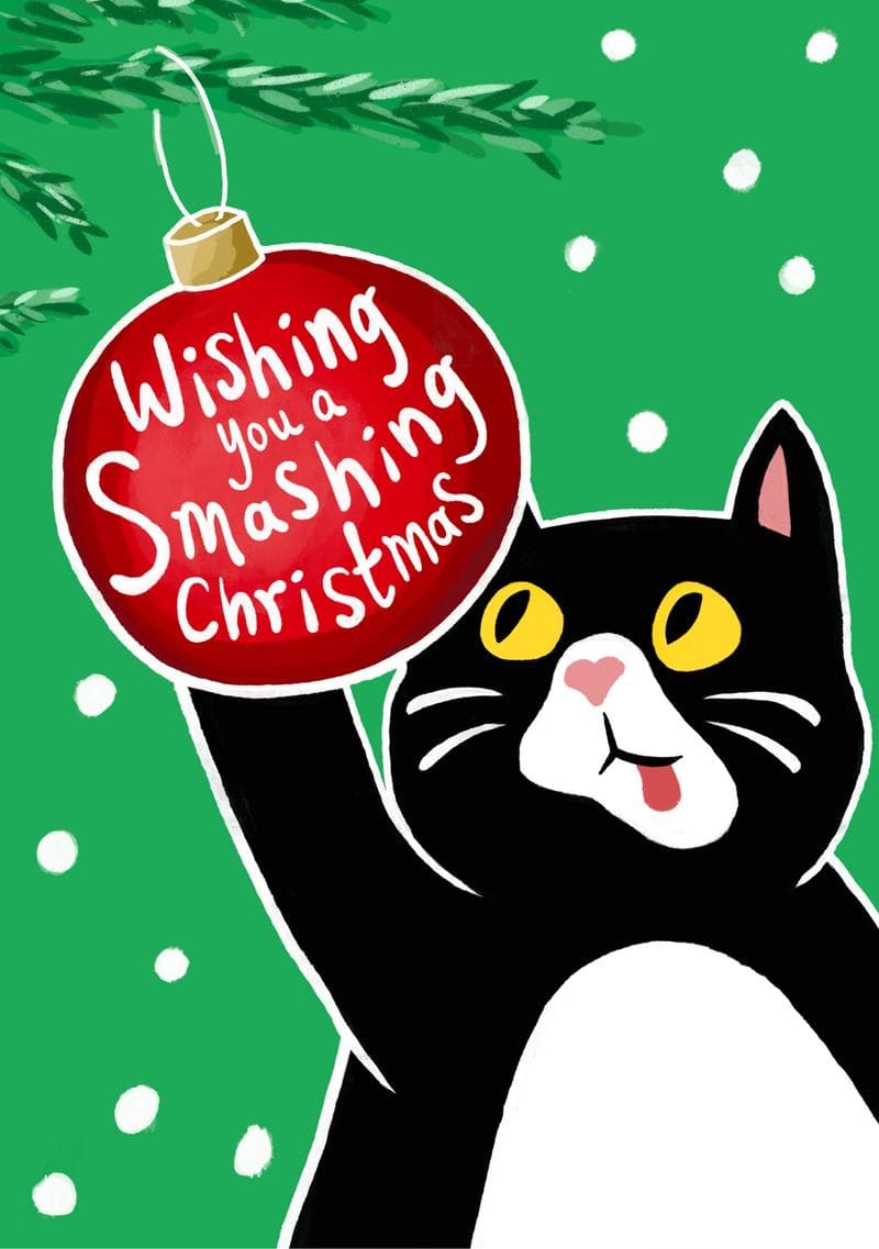 Wishing You a Smashing Christmas card