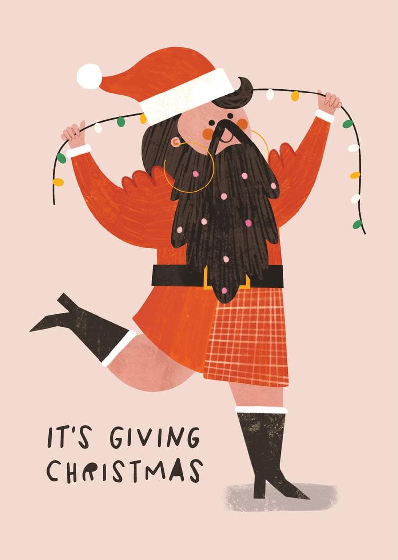 It's Giving Christmas card