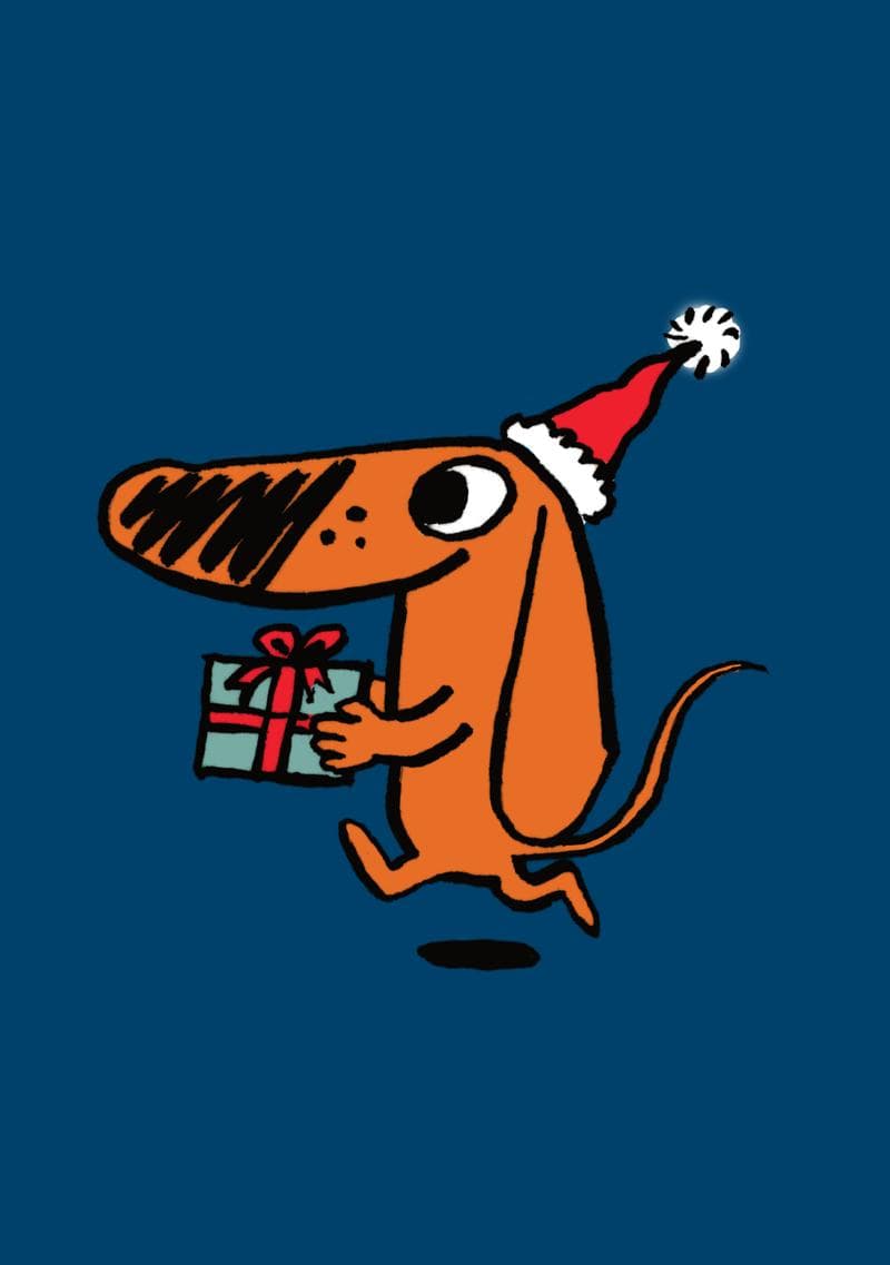 Puppy With a Present