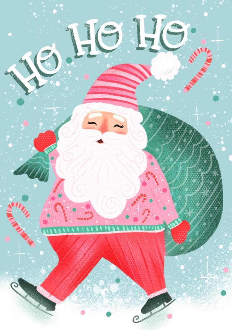 Ho Ho Ho Santa Christmas