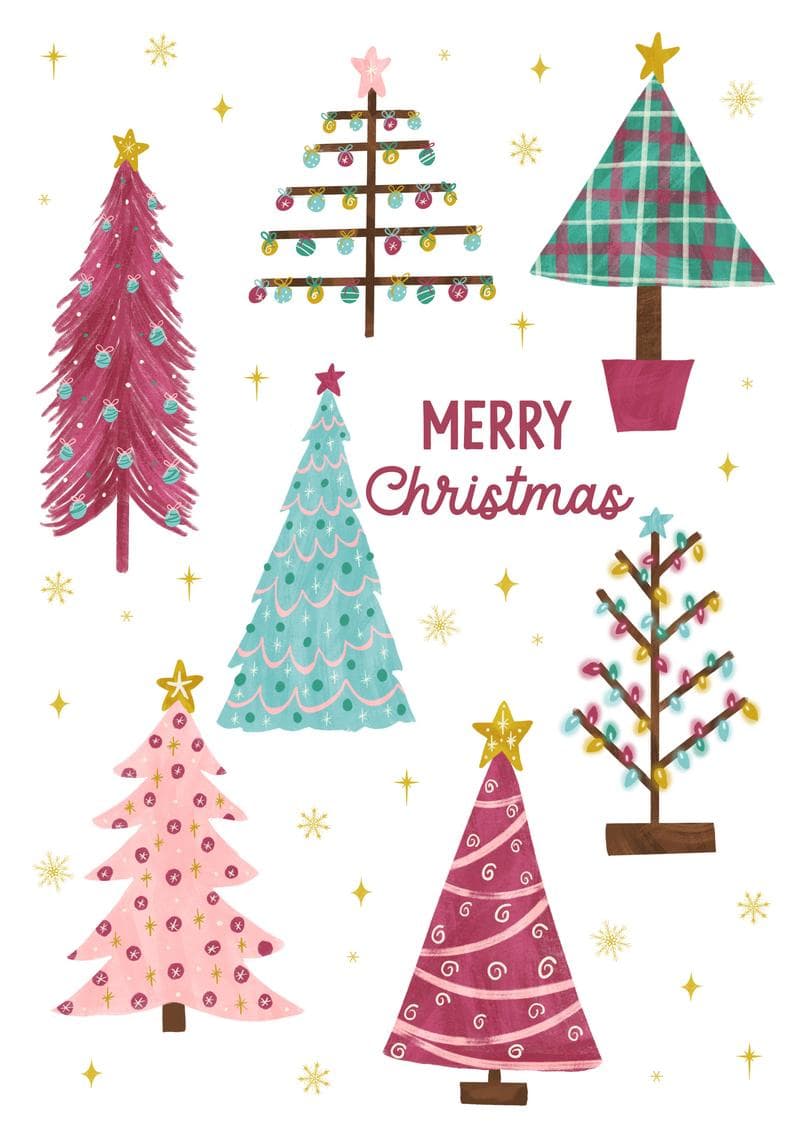 Whimsical Christmas Trees