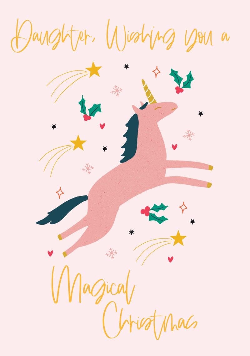 Magical Unicorn Christmas Wishes