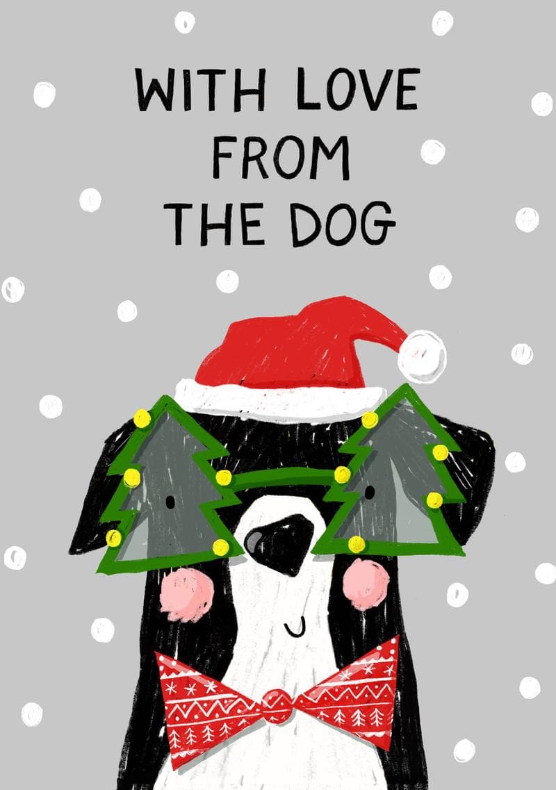 With Love From The Dog card