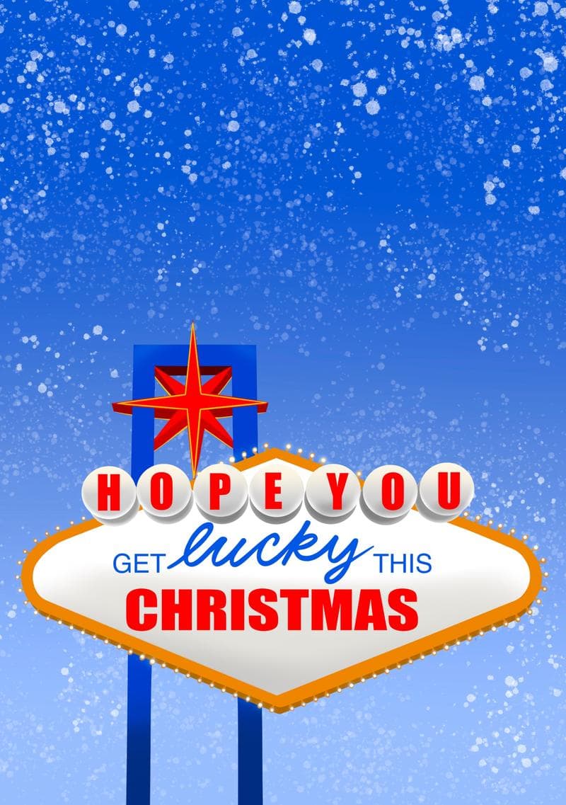 Hope You Get Lucky This Christmas card