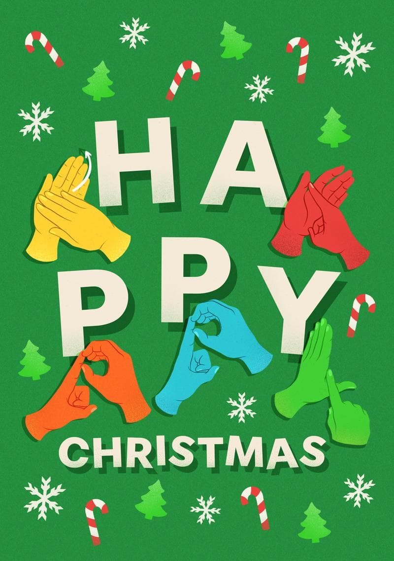 Festive Sign Language Greetings