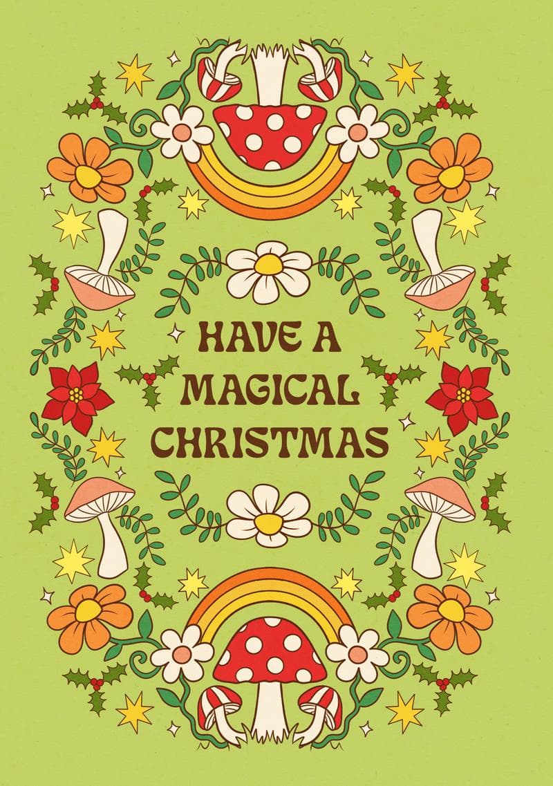 Whimsical Holiday Greetings card