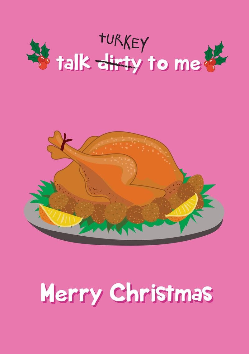Talk Turkey To Me card
