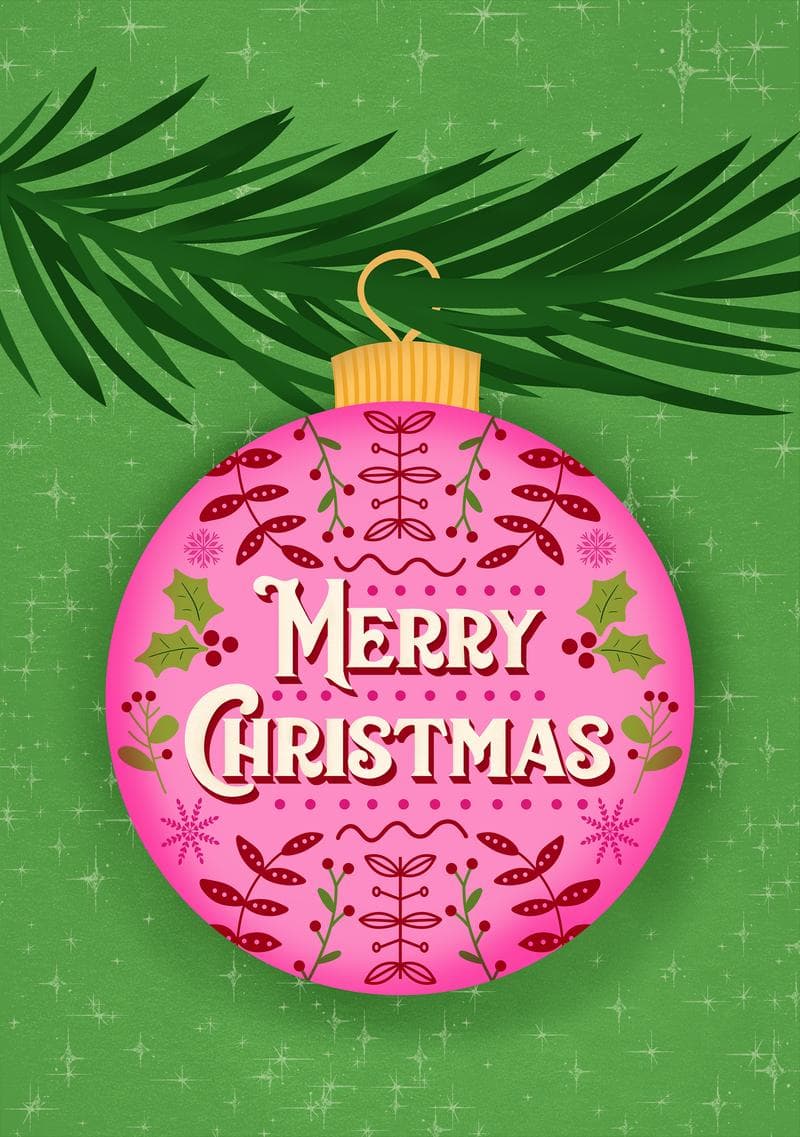 Festive Ornament Greetings
