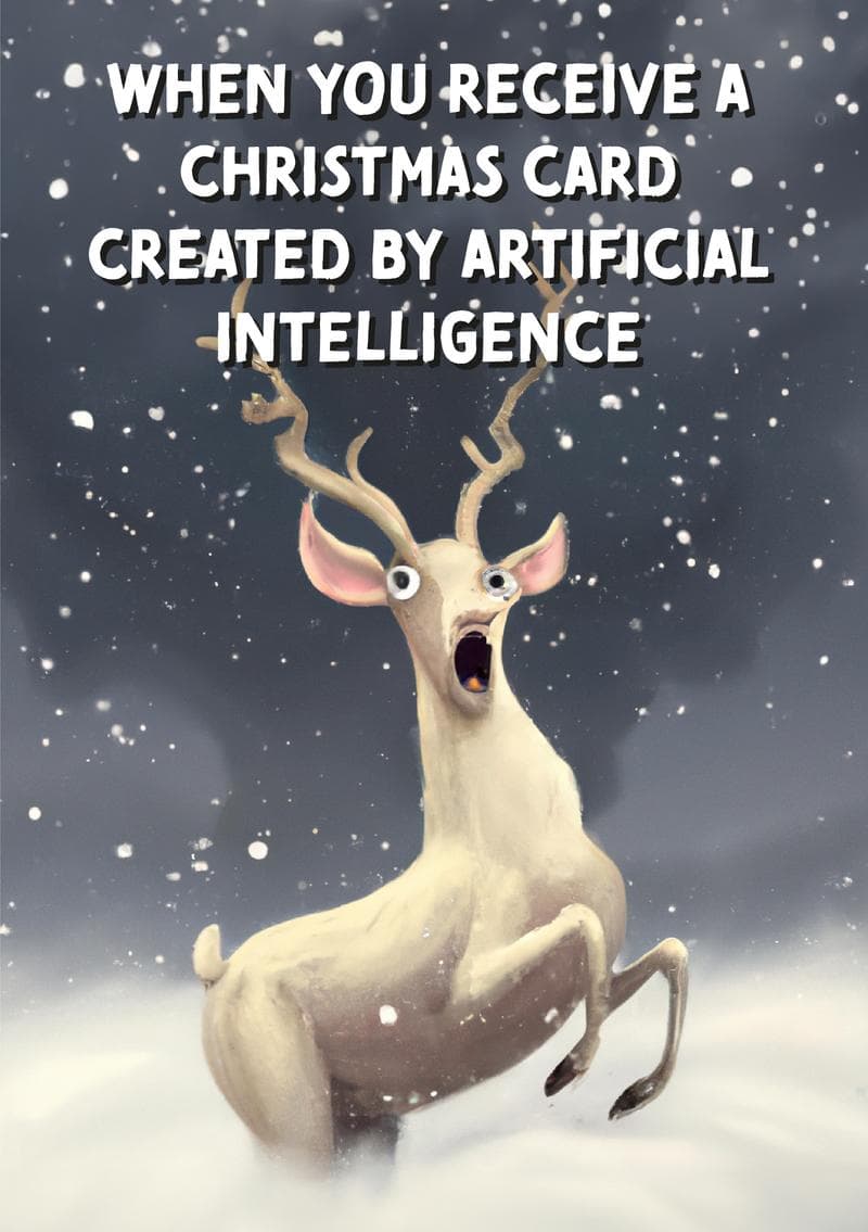 AI-Generated Christmas Card Surprise