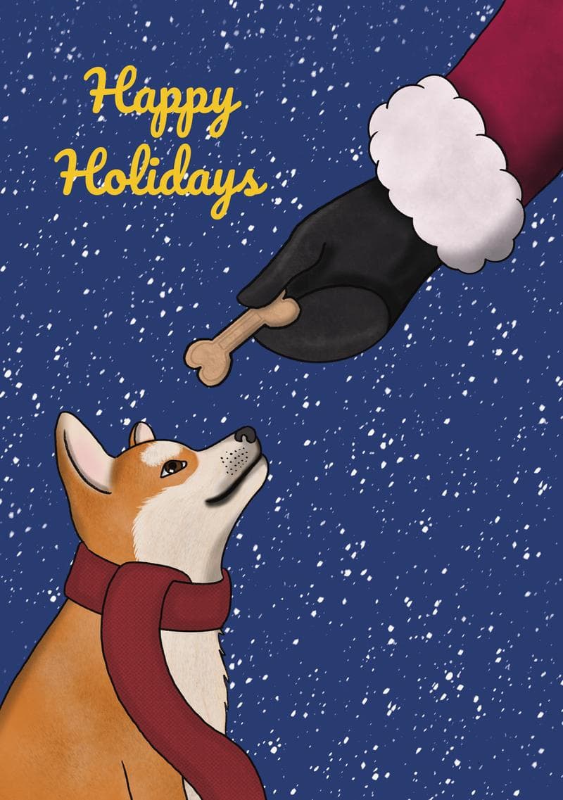 Corgi Christmas Cheer