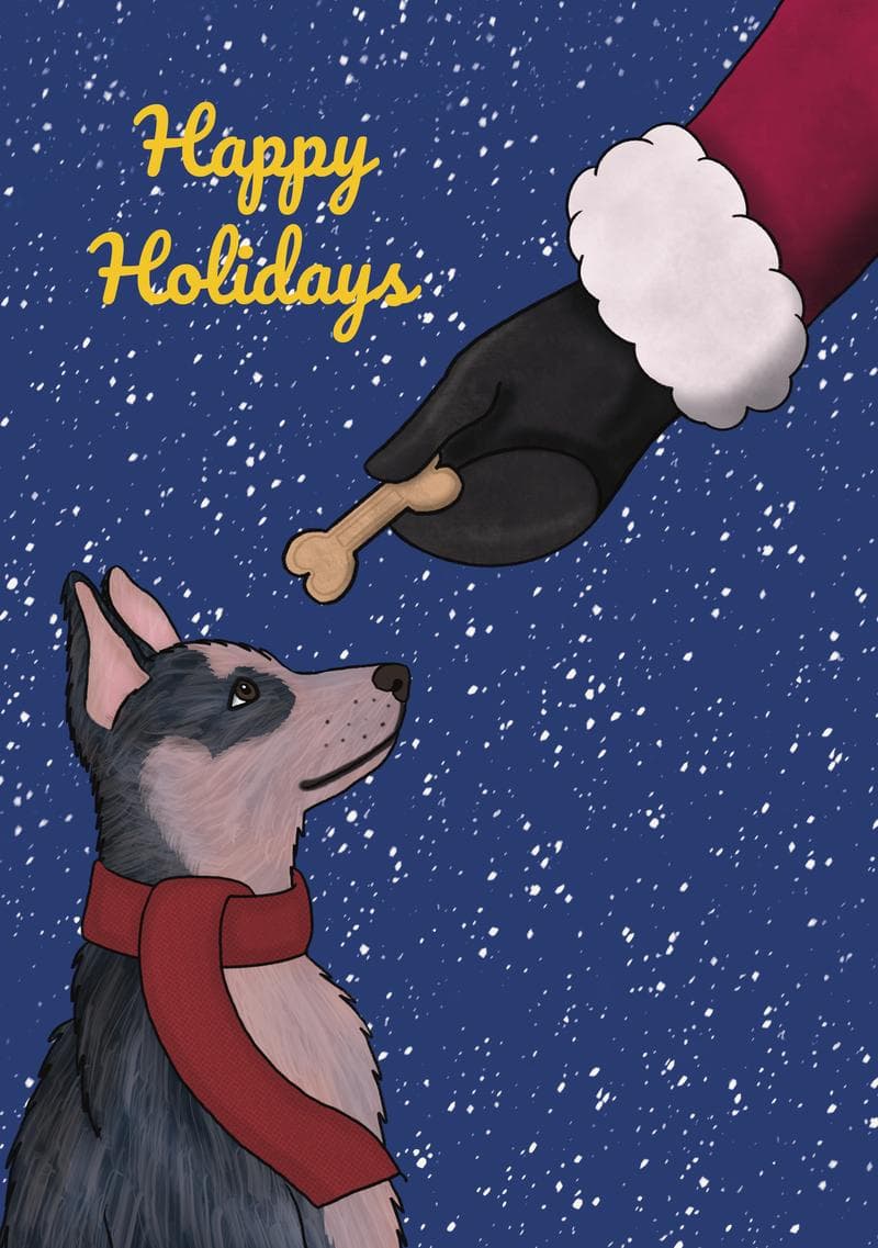 Happy Holidays Dog