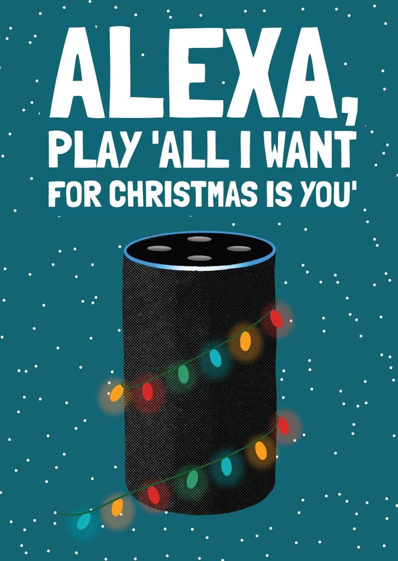 Alexa Christmas Cheer card