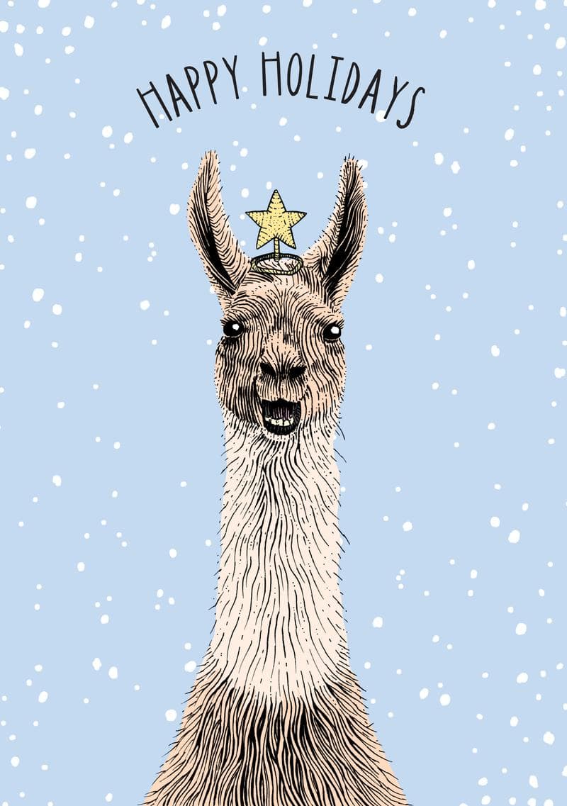 Festive Llama Holiday