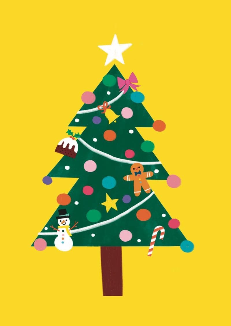 Bright Christmas Tree card