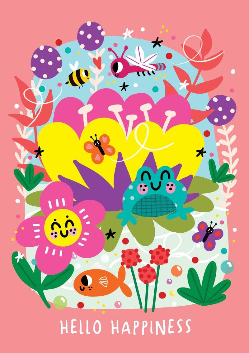 Hello Happiness card