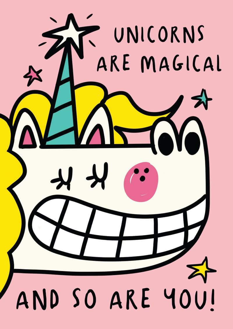 Unicorns Are Magical card