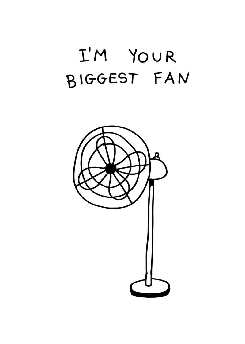 Biggest Fan card